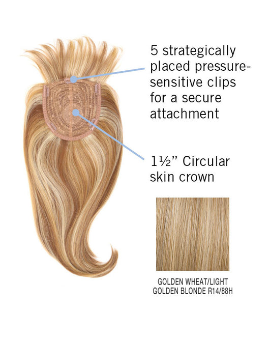 HairDo Top Of Head #R14/88H Golden Wheat